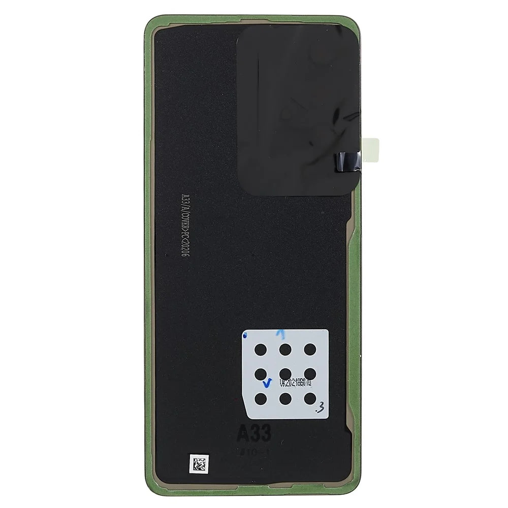 For Samsung Galaxy A33 5G A336 OEM Battery Housing with Adhesive Sticker + Camera Lens Cover - Black - 3