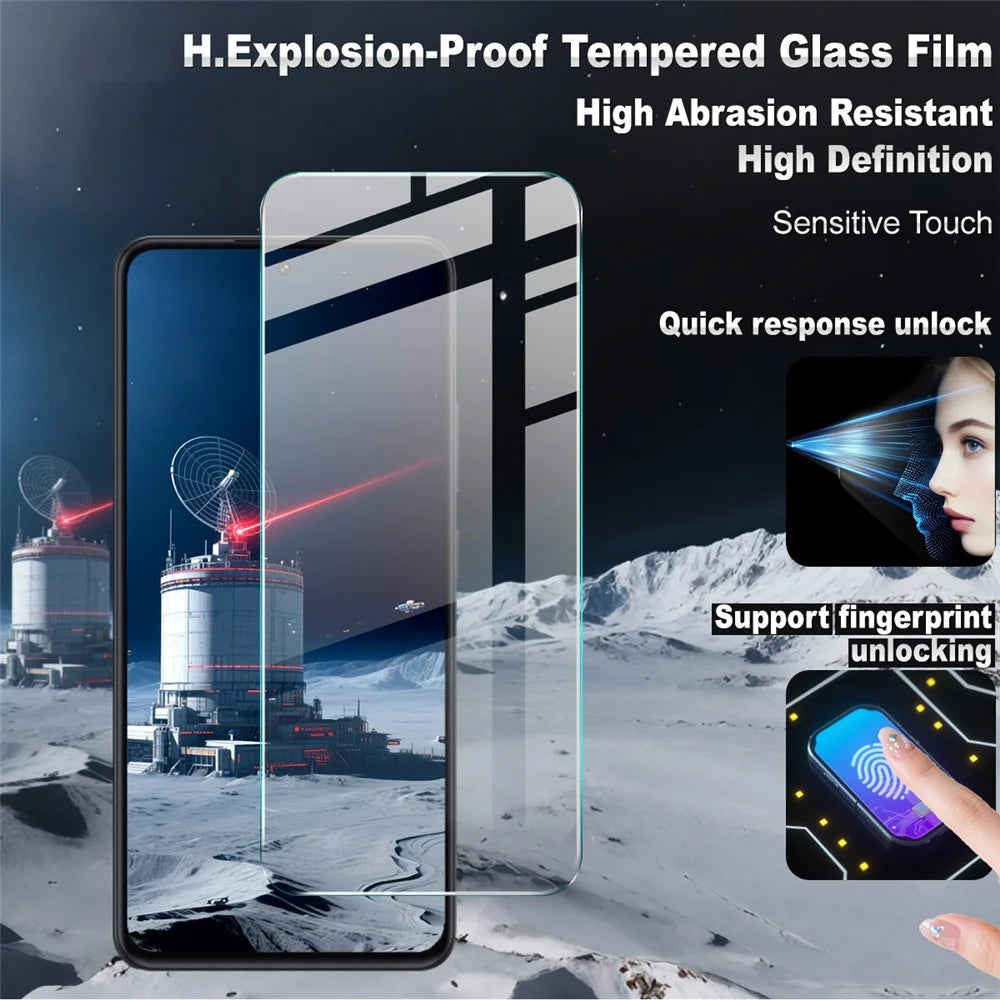 IMAK H Series For Oppo K13 5G / K12s Screen Protector Tempered Glass HD Clear Film (Fingerprint Unlock) - 3