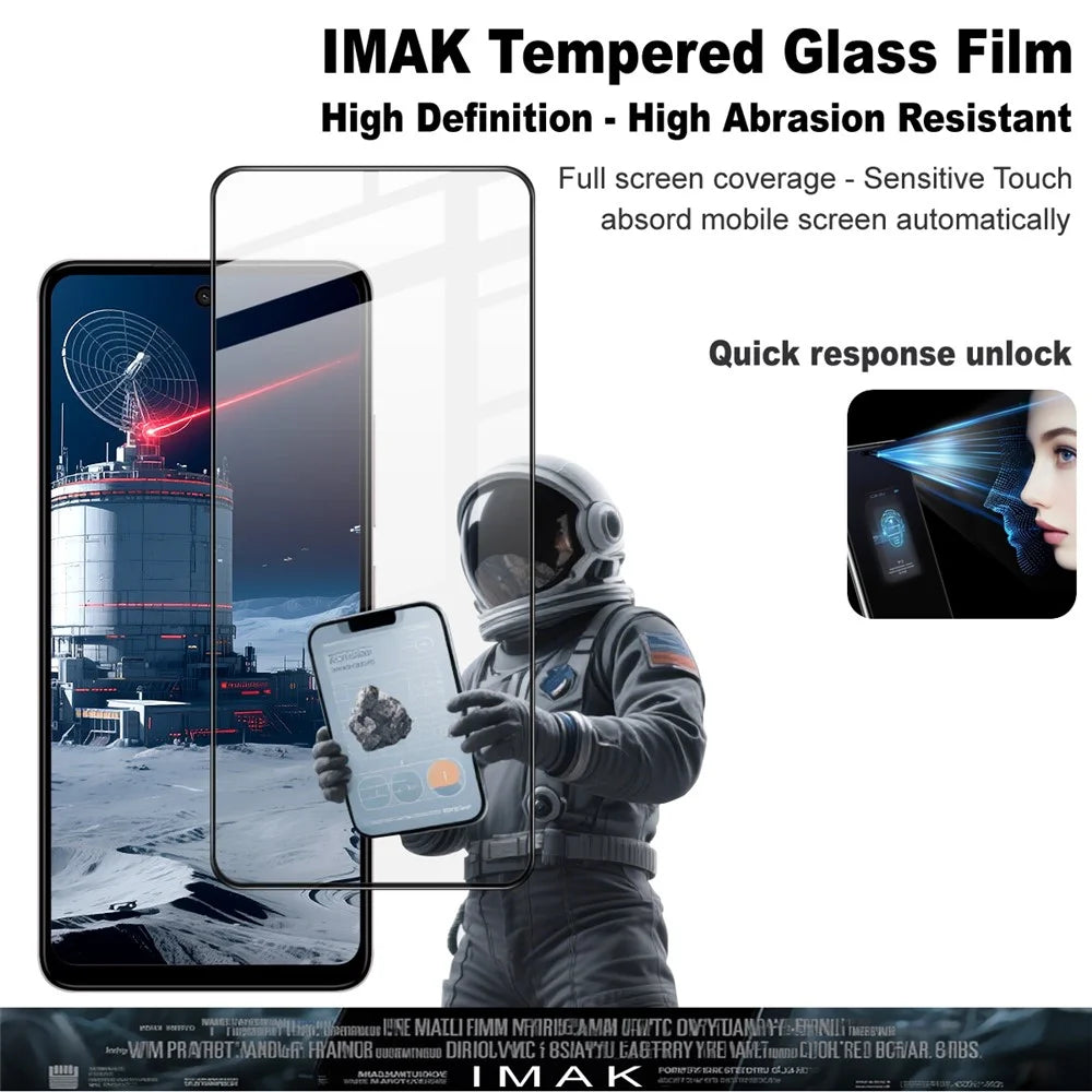 IMAK Pro+ Series For Tempered Glass Full Screen Protector HMD Pulse / Pulse+ / Pulse Pro  Sensitive Touch Film - 3