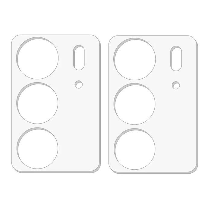 2Pcs For Realme C73 5G Camera Lens Protector 3D Arc Edge Anti-Scratch Tempered Glass Lens Film - 2