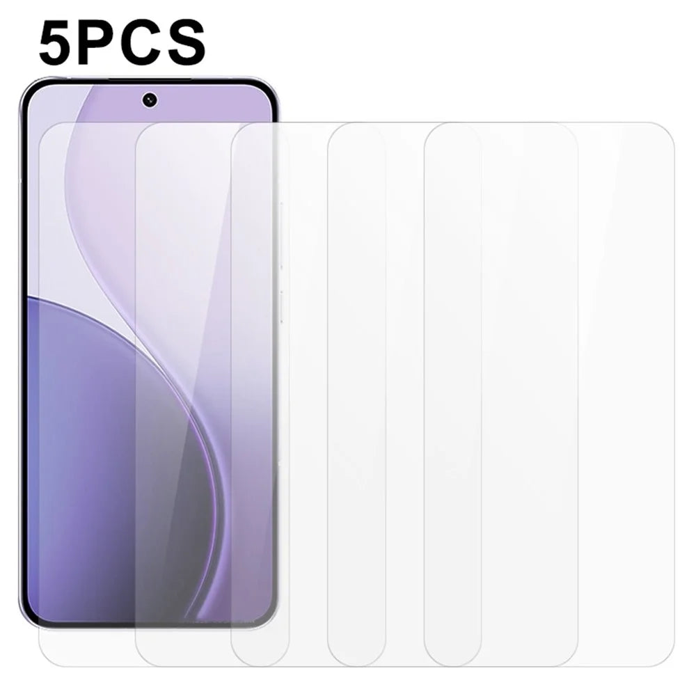 5Pcs For Oppo Reno14 Pro 5G (Global) Front Screen Protector 0.3mm 2.5D Tempered Glass Clear Film - 1