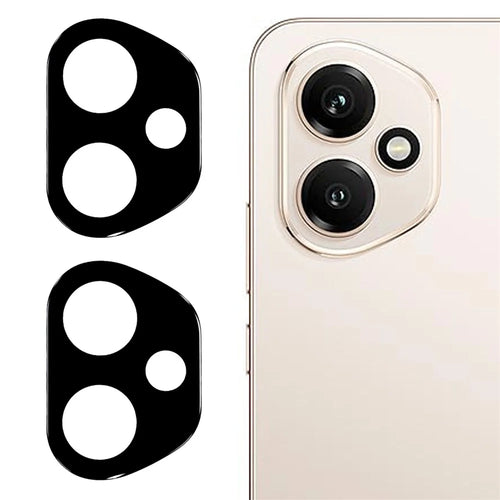 2Pcs For Honor 400 5G (Global) Camera Lens Protector Silk Printing Lens Film 3D Arc Edge - 1