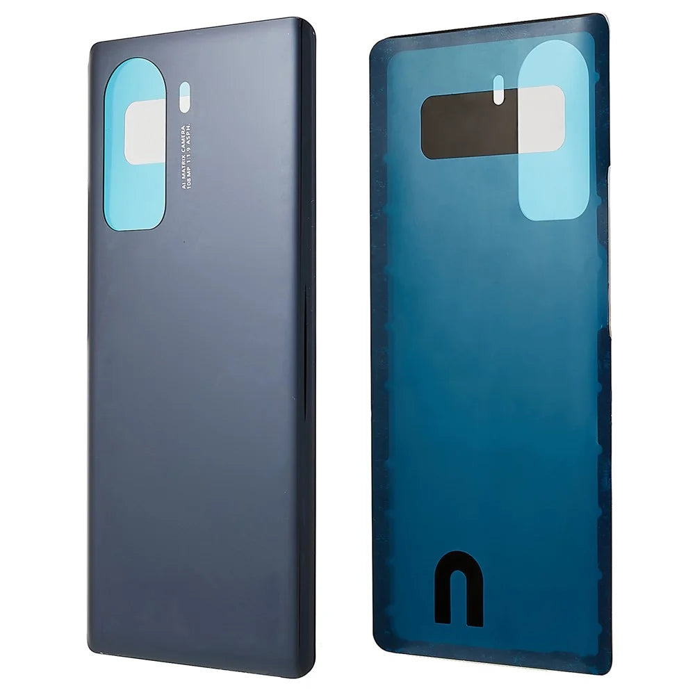 For Honor 60 5G Battery Housing Cover with Adhesive Sticker Replacement Parts - Black - 1