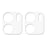 2Pcs For Oppo A5x 4G / 5G Camera Lens Protector 3D Arc Edge Anti-Scratch Tempered Glass Lens Film - 2