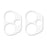 2Pcs For Honor 400 5G (Global) Camera Lens Protector 3D Arc Edge Anti-Scratch Tempered Glass Lens Film - 2