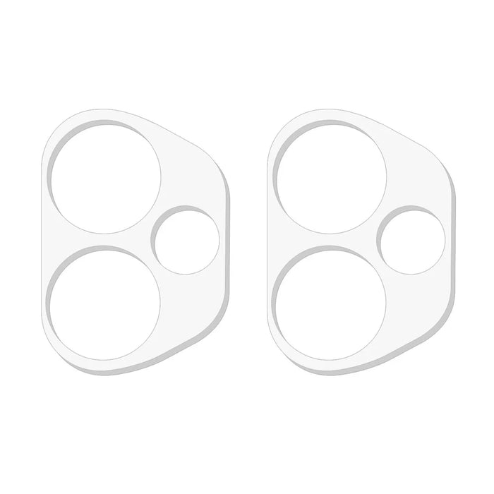 2Pcs For Honor 400 5G (Global) Camera Lens Protector 3D Arc Edge Anti-Scratch Tempered Glass Lens Film - 2