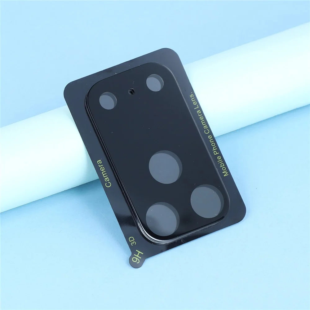 For iPhone 17 Pro Max Tempered Glass Lens Protector Black Silk Printing Camera Lens Film - 3