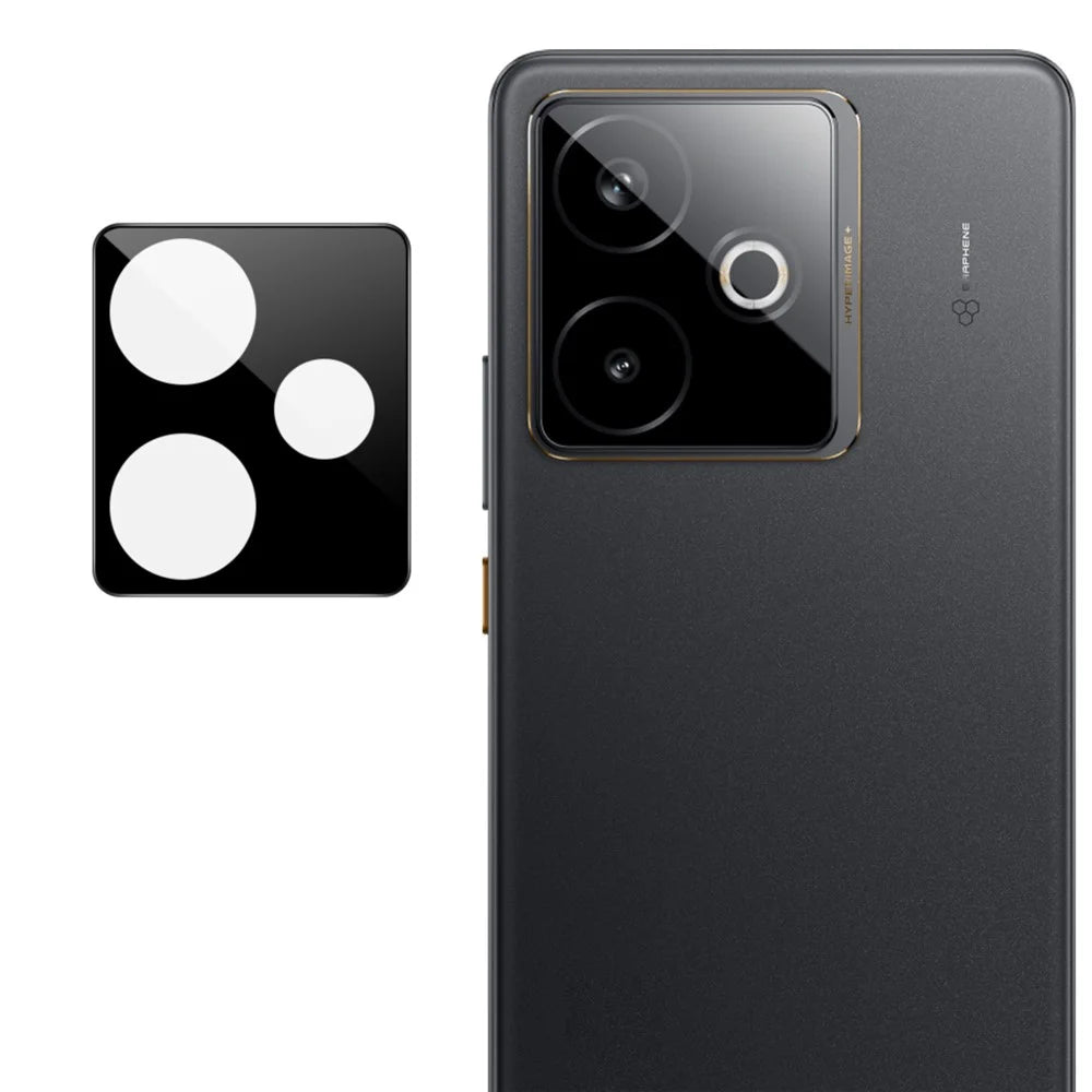 IMAK For Realme GT 7 5G / GT 7T 5G Camera Lens Protector Tempered Glass HD Clear Lens Film (Black Version) - 1