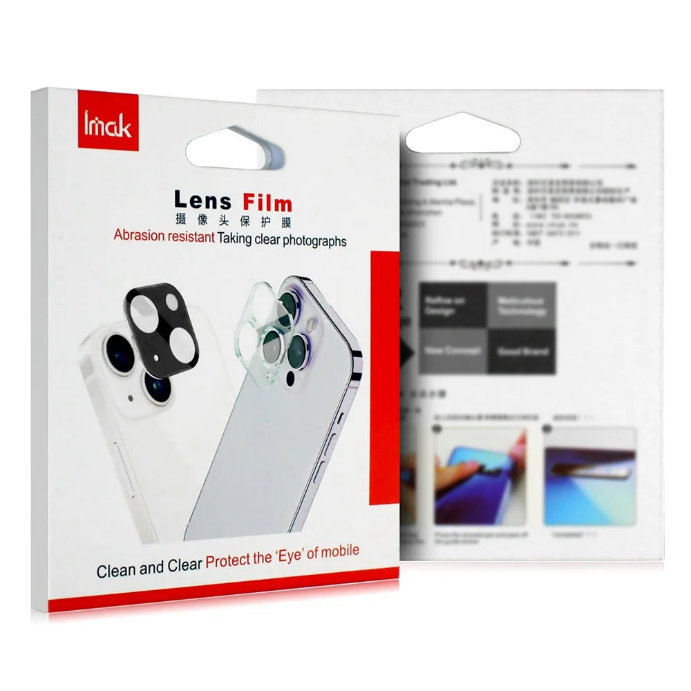 IMAK For Realme GT 7 5G / GT 7T 5G Camera Lens Protector Tempered Glass HD Clear Lens Film (Black Version) - 7