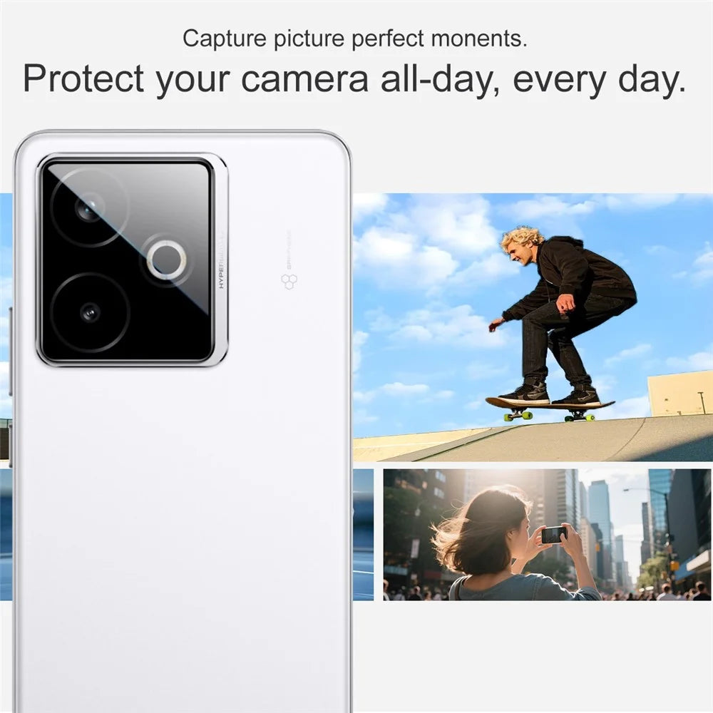IMAK For Realme GT 7 5G / GT 7T 5G Camera Lens Protector Tempered Glass Lens Film with Self Positioning Frame - 5