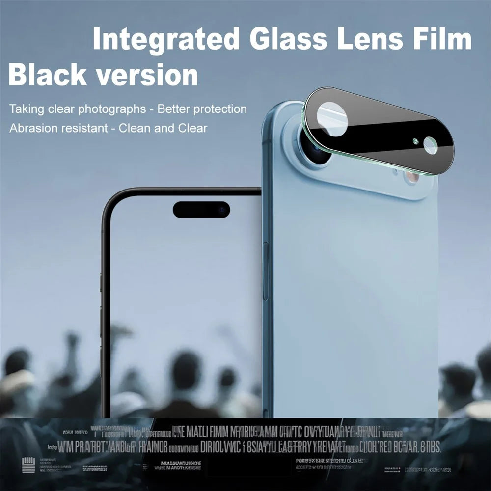IMAK For iPhone Air Camera Lens Protector Tempered Glass HD Clear Lens Film (Black Version) - 2