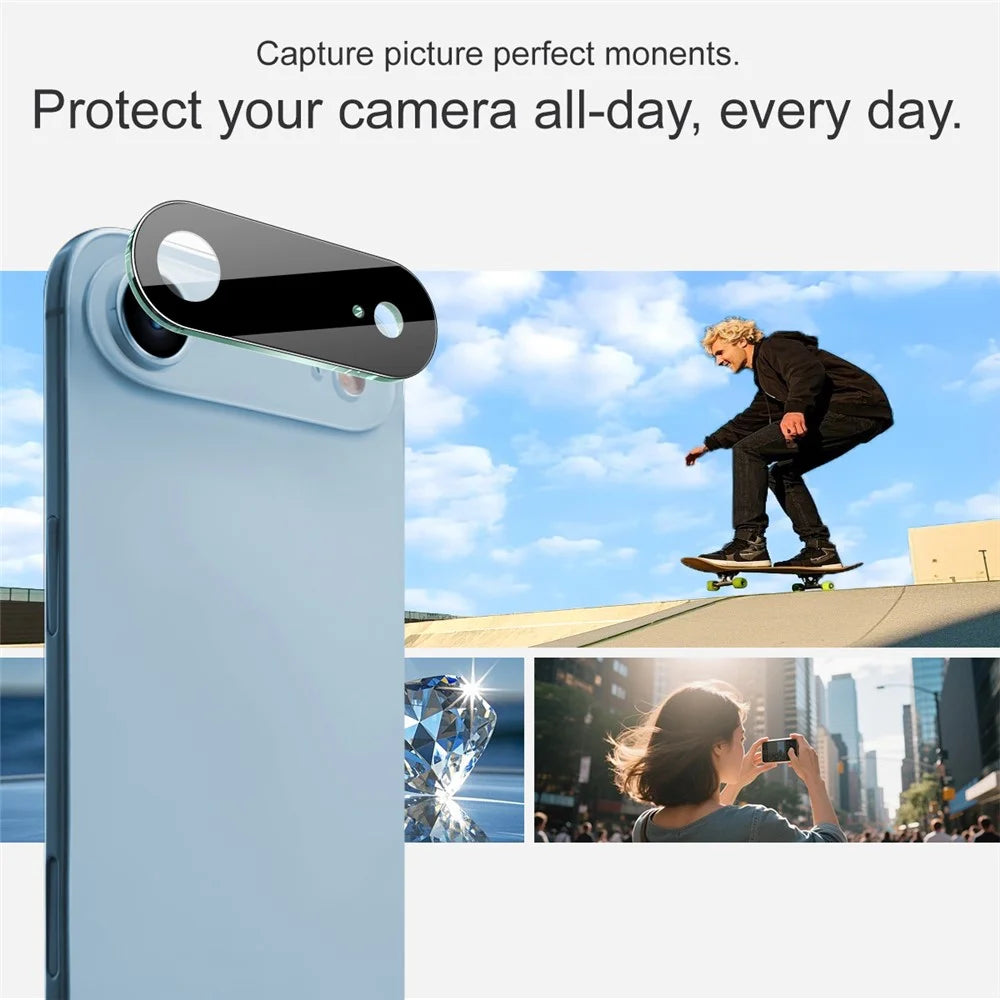 IMAK For iPhone Air Camera Lens Protector Tempered Glass HD Clear Lens Film (Black Version) - 4