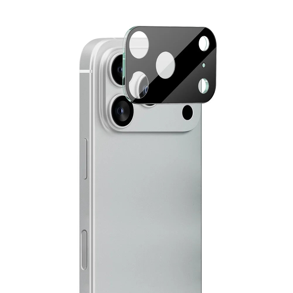 IMAK For iPhone 17 Pro Max Camera Lens Protector Tempered Glass HD Clear Lens Film (Black Version) - 1