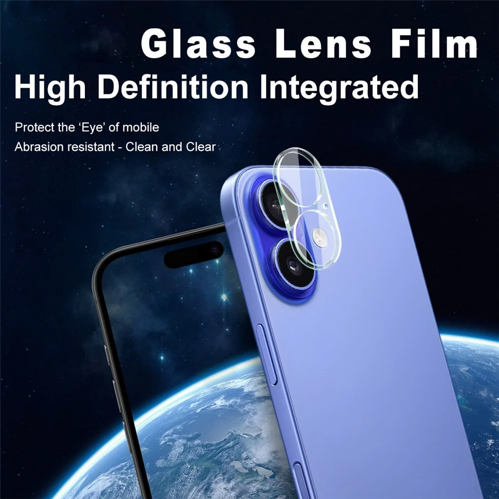 IMAK For iPhone 17 Tempered Glass Camera Lens Protector + Acrylic Lens Cap - 2