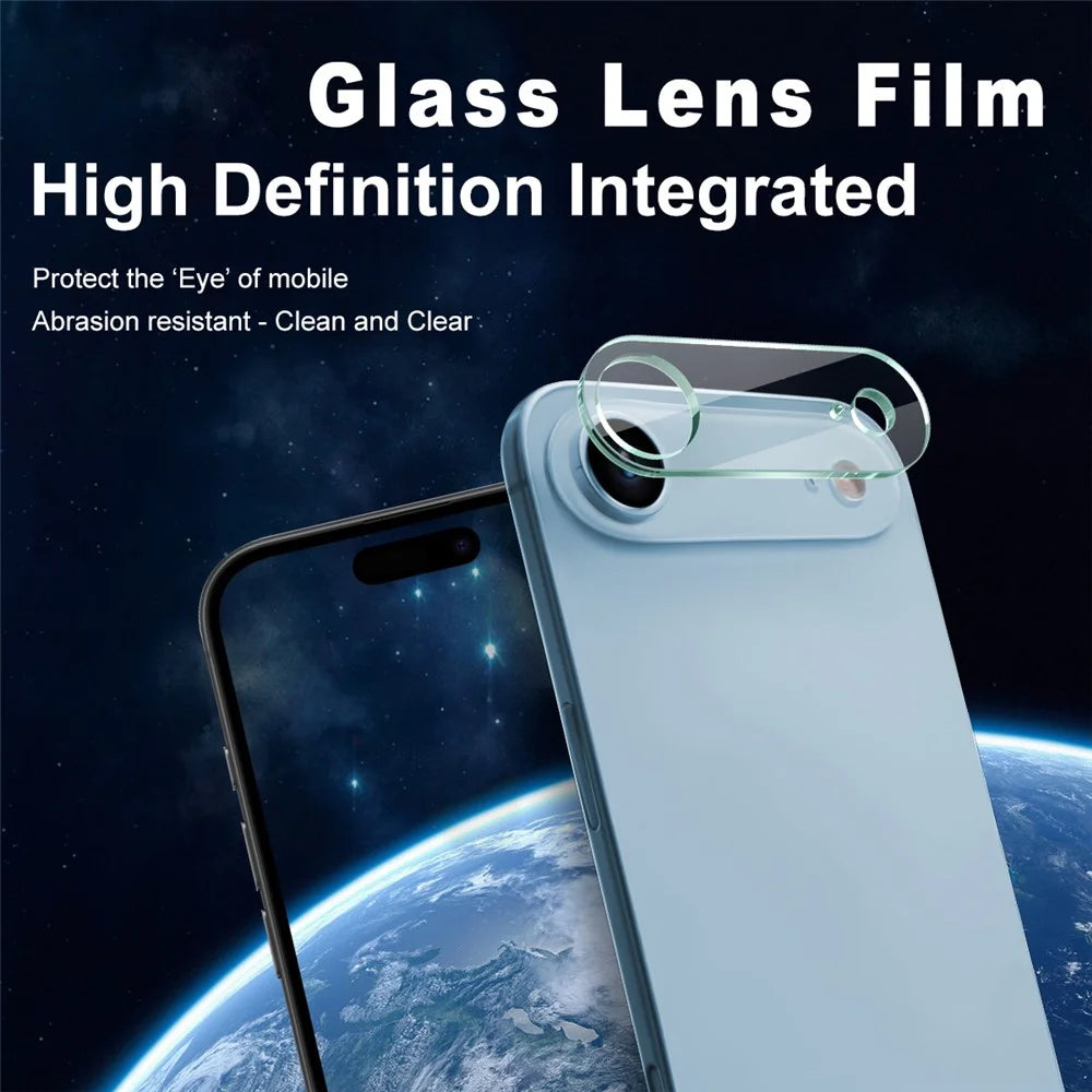 IMAK For iPhone Air Tempered Glass Camera Lens Protector + Acrylic Lens Cap - 2