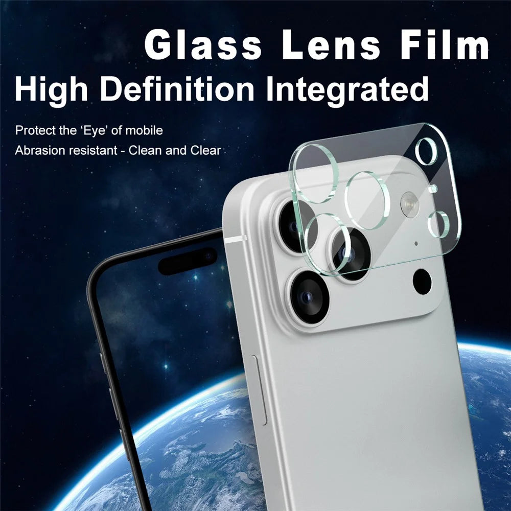 IMAK For iPhone 17 Pro Max Tempered Glass Camera Lens Protector + Acrylic Lens Cap - 2