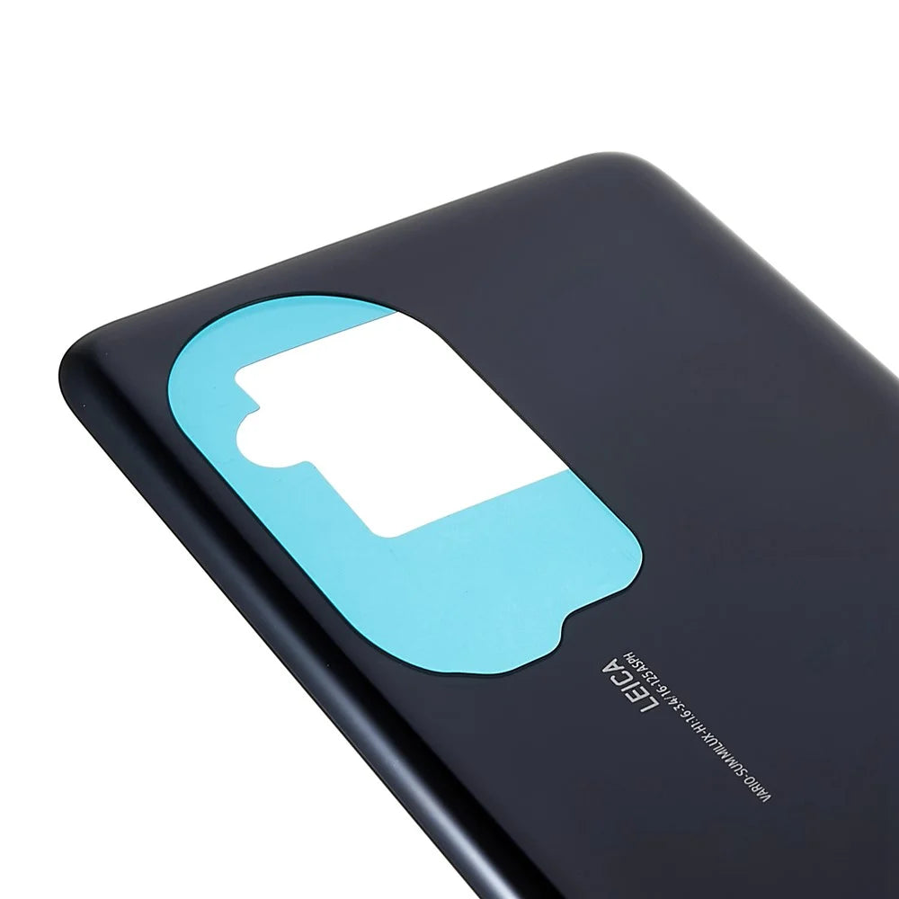 For Huawei P50 Pro 4G Battery Housing Cover with Adhesive Sticker Replacement Parts - Golden Black - 6