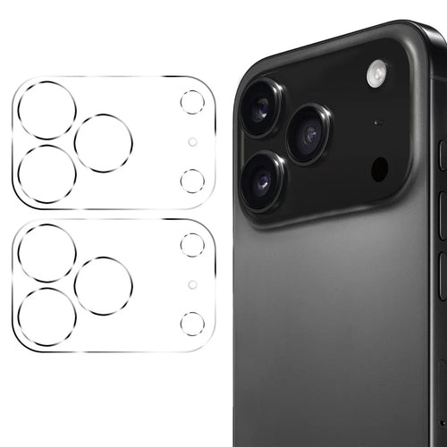 ENKAY HAT PRINCE For iPhone 17 Pro 2Pcs Camera Lens Protector  Integrated Tempered Glass Lens Film - Transparent - 1