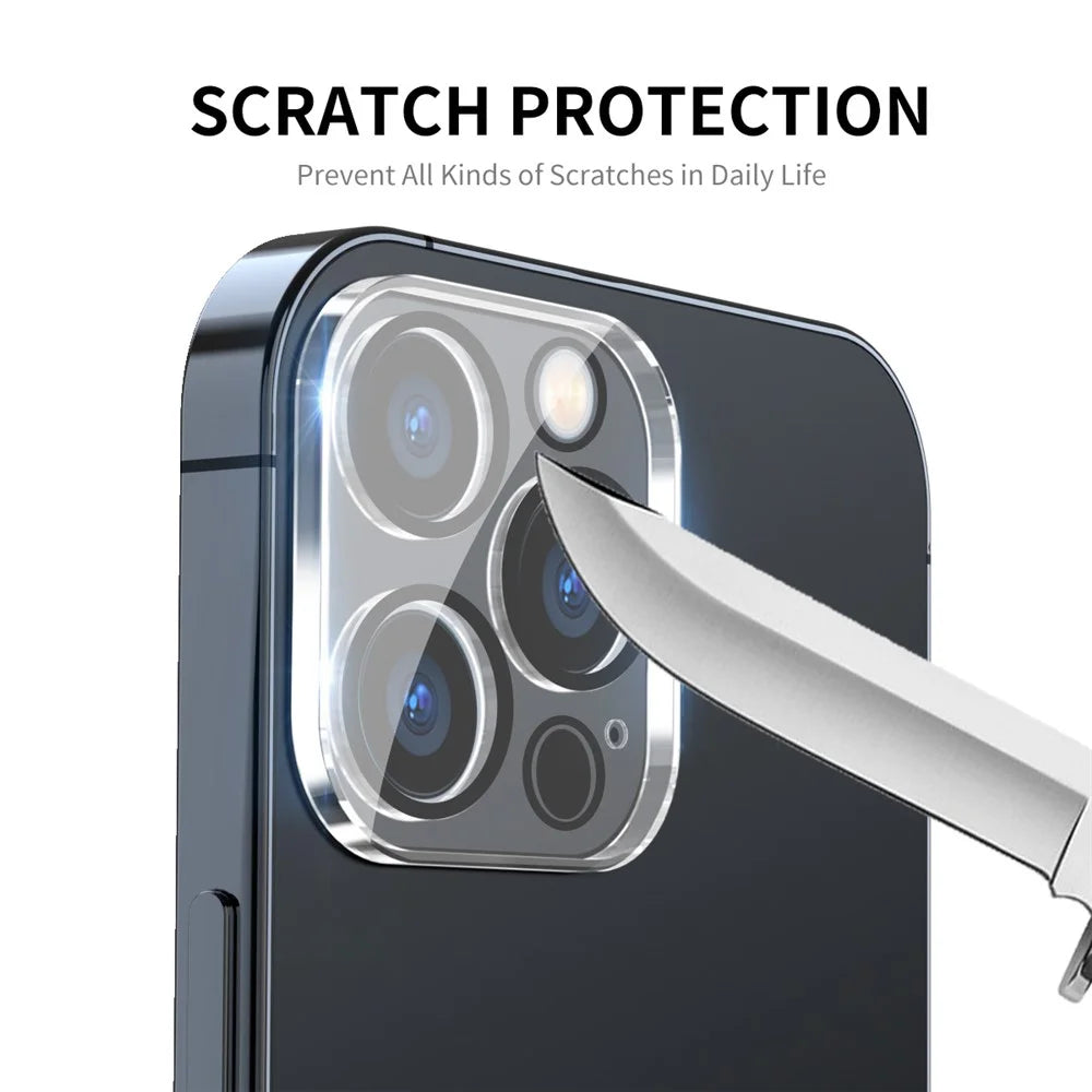 ENKAY HAT PRINCE For iPhone 17 Camera Lens Protector   Tempered Glass Lens Film with Black Ring - Transparent - 4