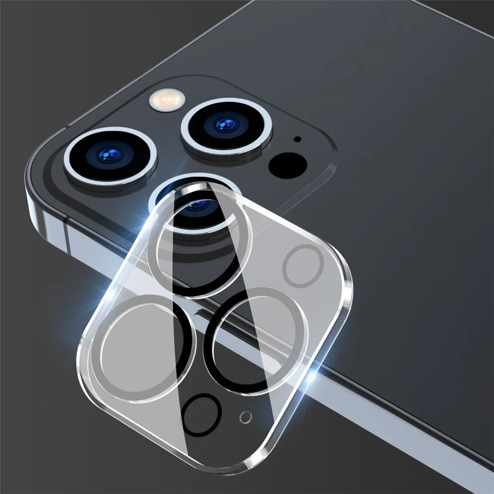ENKAY HAT PRINCE For iPhone 17 Pro Max Camera Lens Protector   Tempered Glass Lens Film with Black Ring - Transparent - 5