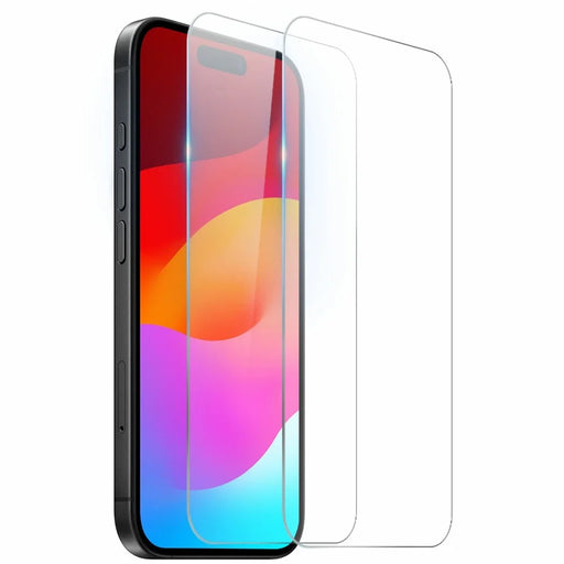 NORTHJO 2Pcs A+ Clear Screen Protector for iPhone 17 Shatterproof 0.3mm 2.5D Tempered Glass Film - Transparent - 1