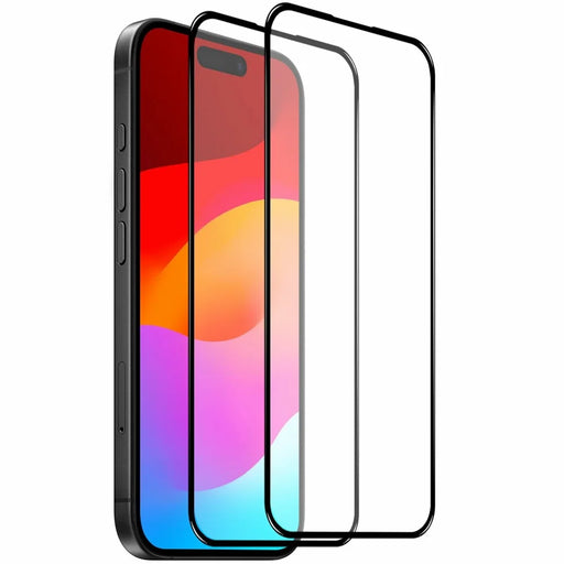 NORTHJO 2Pcs A+ Phone Screen Protector for iPhone Air 0.3mm 2.5D High Aluminum-silicon Glass Silk Printing Film - 1