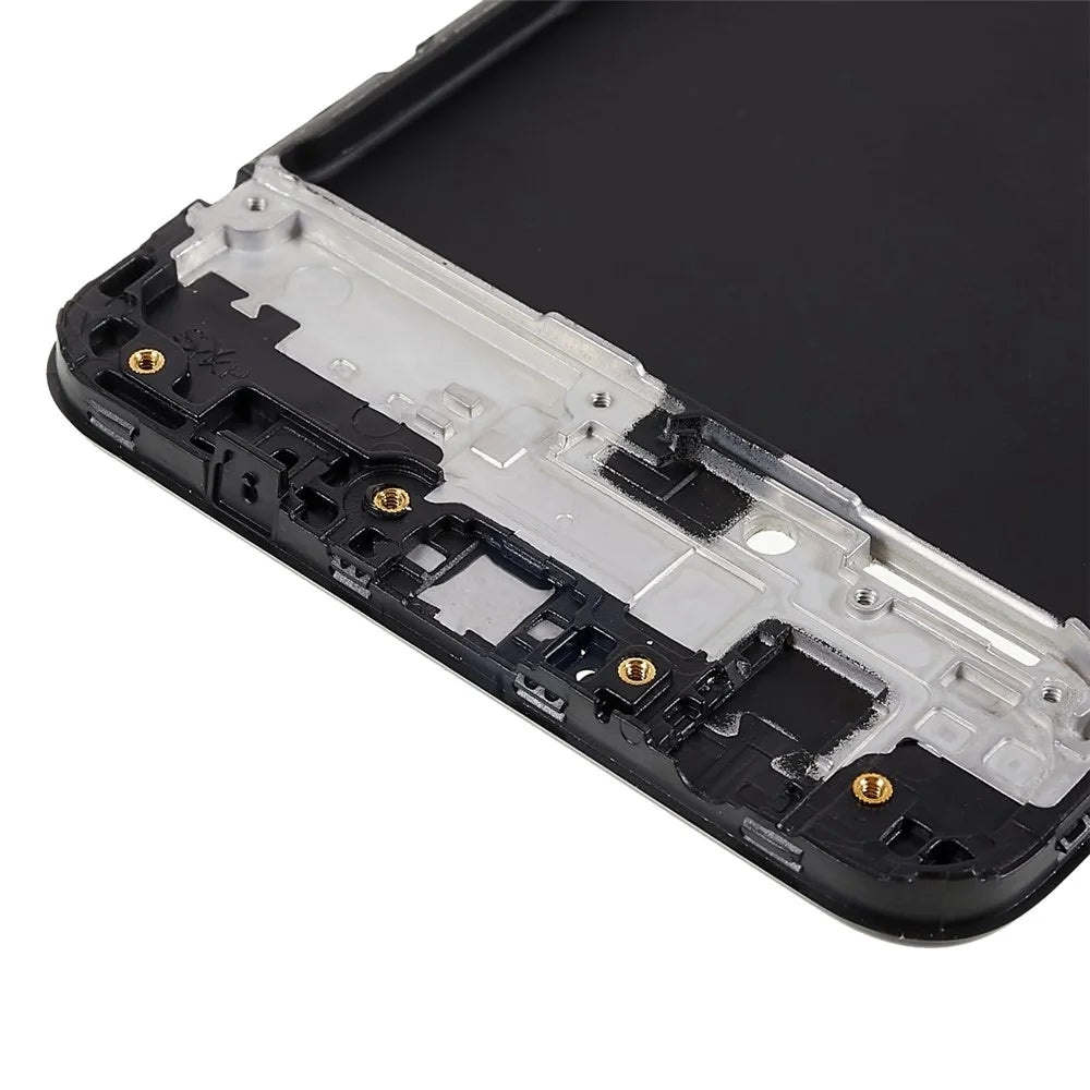 For Samsung Galaxy A10 A105 Front Housing Frame Repair Part (without Logo) - Black - 6