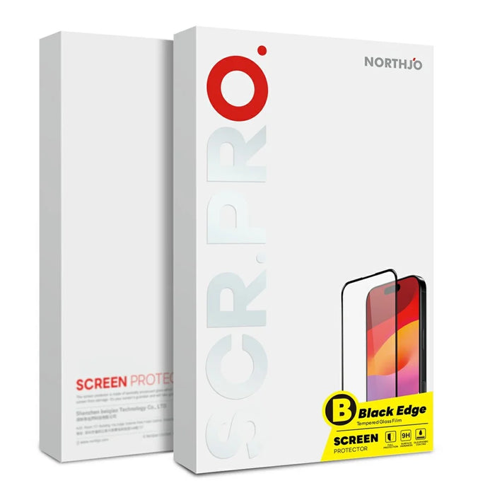 NORTHJO A+ Screen Protector for iPhone 17 High Aluminum-Silicon Film 0.3mm 2.5D Black Edge Silk Printing - 4