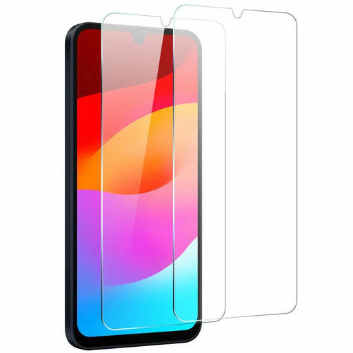NORTHJO 2Pcs A+ Clear Screen Protector for Samsung Galaxy A18 4G / A17 5G / A17 4G / A26 5G / A16 5G / A16 4G Shatterproof 0.3mm 2.5D Tempered Glass Film - Transparent - 1