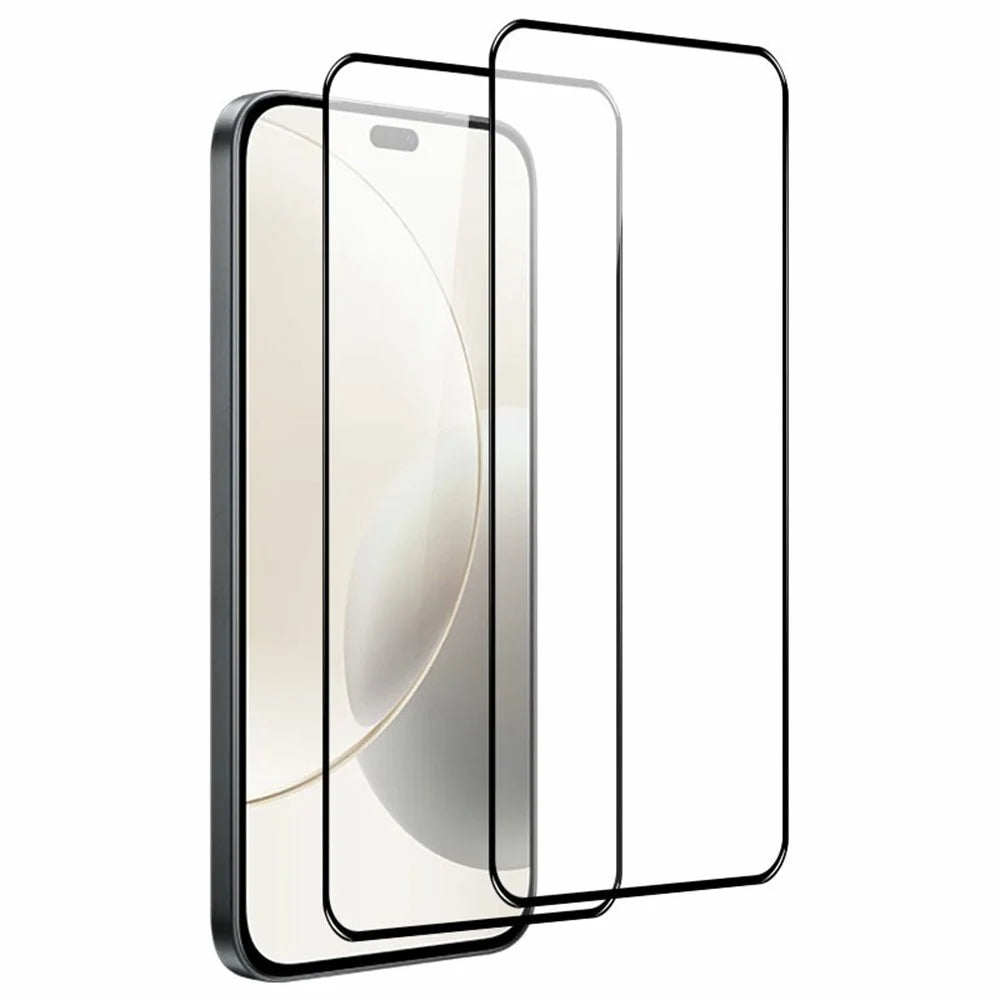 NORTHJO 2Pcs A+ Phone Screen Protector for Honor 400 Lite 5G 0.3mm 2.5D High Aluminum-silicon Glass Silk Printing Film - 1