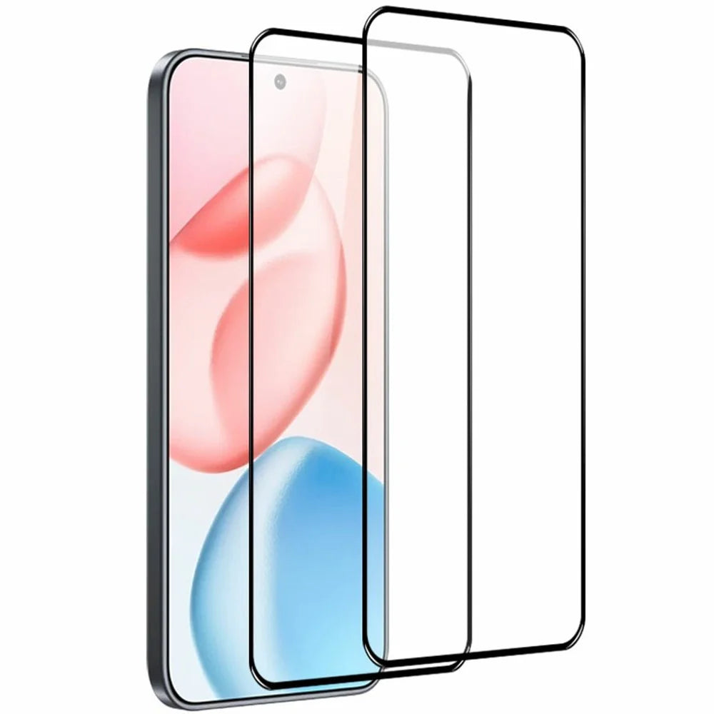 NORTHJO 2Pcs A+ Phone Screen Protector for Honor 400 5G (Global) 0.3mm 2.5D High Aluminum-silicon Glass Silk Printing Film - 1