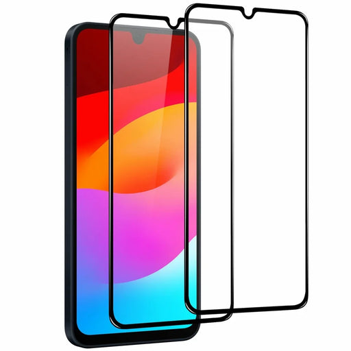 NORTHJO 2Pcs A+ Phone Screen Protector for Samsung Galaxy A18 4G / A17 5G / A17 4G / A26 5G / A16 5G / A16 4G 0.3mm 2.5D High Aluminum-silicon Glass Silk Printing Film - 1