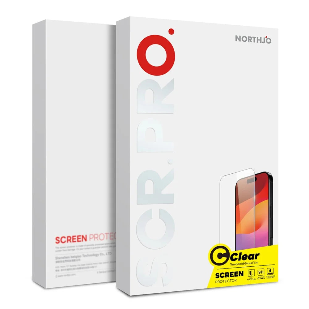 NORTHJO A+ For Samsung Galaxy A08 4G / A07 4G / A06 4G / A06 5G Screen Protector Clarity 0.3mm 2.5D Tempered Glass Film - 4