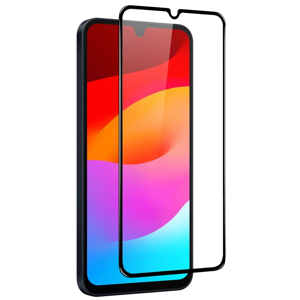 NORTHJO A+ Screen Protector for Samsung Galaxy A18 4G / A17 5G / A17 4G / A26 5G / A16 5G / A16 4G High Aluminum-Silicon Film 0.3mm 2.5D Black Edge Silk Printing - 3