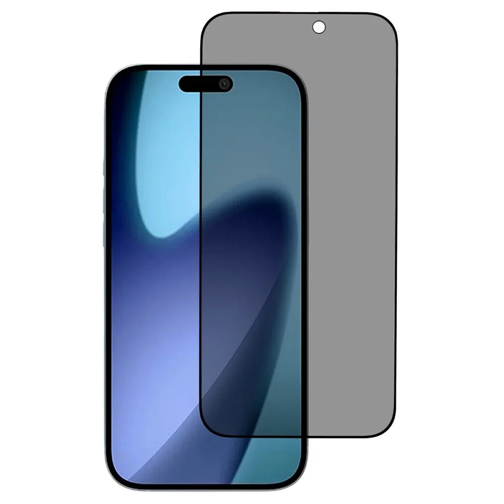 For iPhone Air Tempered Glass Film Anti-Peep Privacy Protection Screen Protector Full Glue - 1