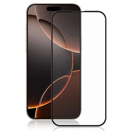 MOCOLO For iPhone 17 Screen Protector Anti-Shatter Silk Printing Tempered Glass Film - Black - 1