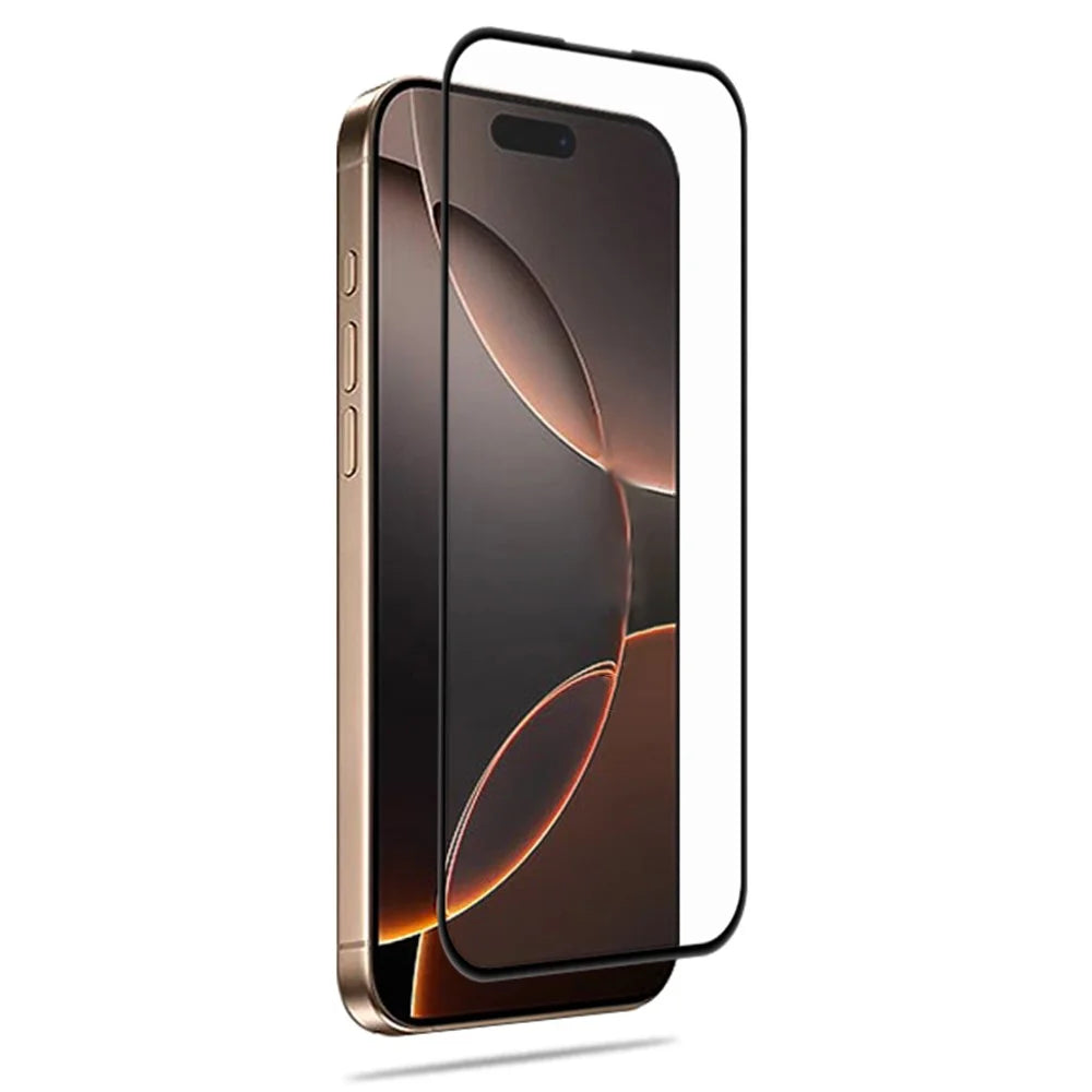 MOCOLO For iPhone 17 Screen Protector Anti-Shatter Silk Printing Tempered Glass Film - Black - 2