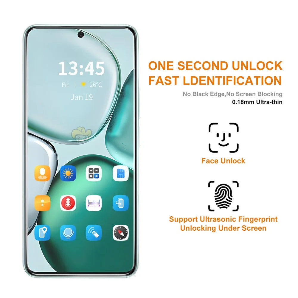 ENKAY HAT PRINCE For Honor GT Pro 2Pcs Screen Protector   Fingerprint Unlock 0.18mm High Aluminum-silicon Glass - Transparent - 3