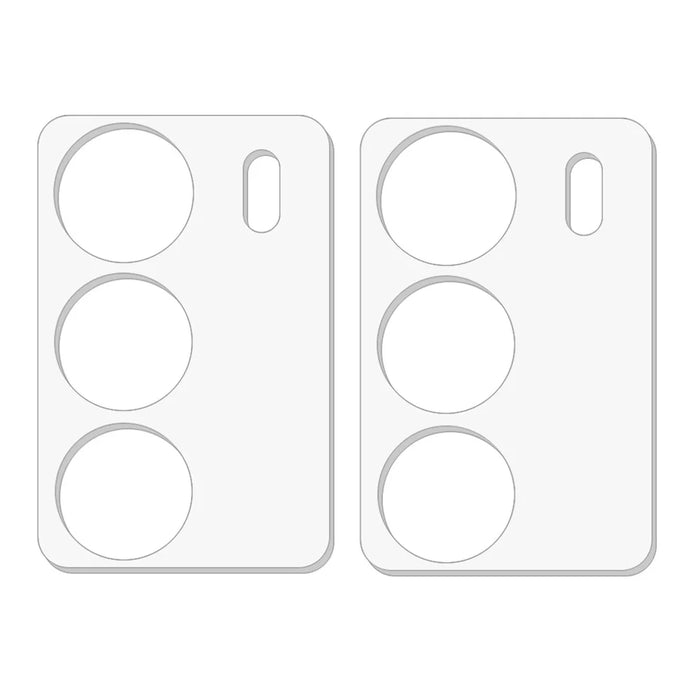 2Pcs For Realme C71 4G Camera Lens Protector 3D Arc Edge Anti-Scratch Tempered Glass Lens Film - 2