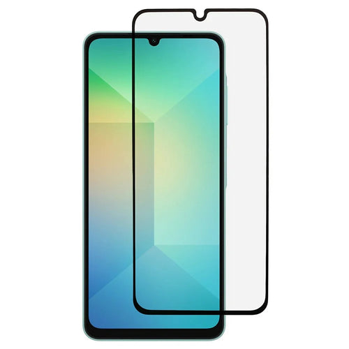 For Samsung Galaxy A07 4G / A06 4G / A06 5G Tempered Glass Screen Protector Full Glue Silk Printing Film - 1