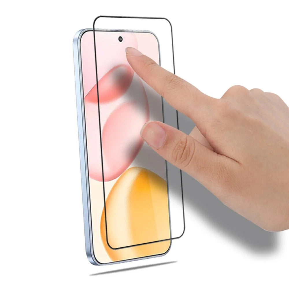 MOCOLO For Honor 400 5G (Global) Screen Protector Anti-Shatter Silk Printing Tempered Glass Film - Black - 2