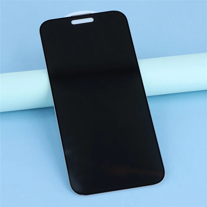 For iPhone Air Privacy Screen Protector Full Glue Anti-Spy Tempered Glass Film with Dust-Proof Mesh - 3