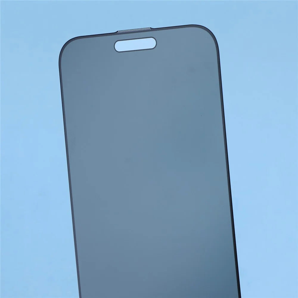 For iPhone 17 Privacy Screen Protector Full Glue Anti-Spy Tempered Glass Film with Dust-Proof Mesh - 5