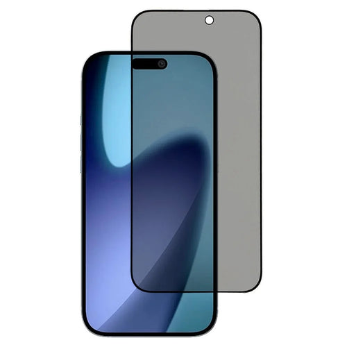 For iPhone Air Privacy Screen Protector Black Edge Full Glue Matte Anti-Spy Tempered Glass Film - 1