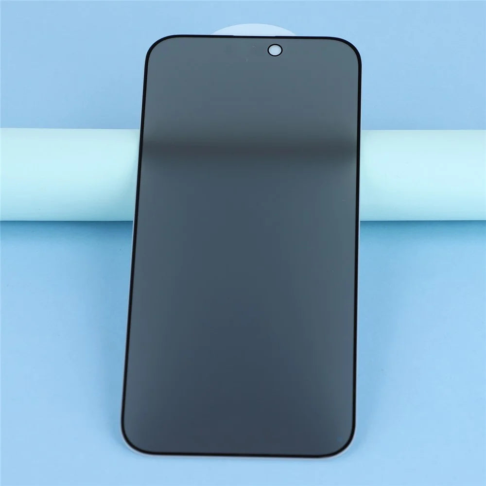 For iPhone 17 Privacy Screen Protector Black Edge Full Glue Matte Anti-Spy Tempered Glass Film - 3