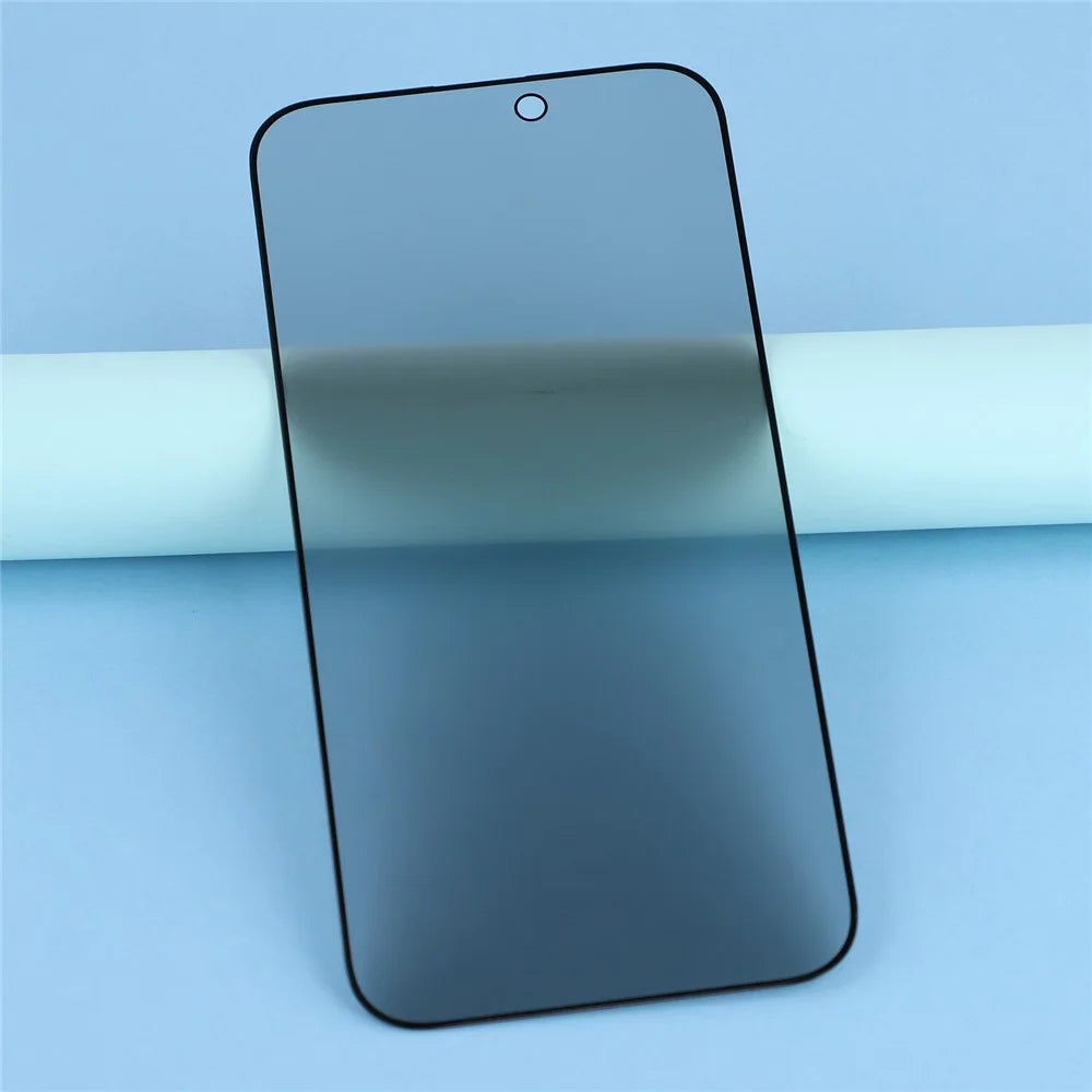 For iPhone 17 Privacy Screen Protector Black Edge Full Glue Matte Anti-Spy Tempered Glass Film - 4