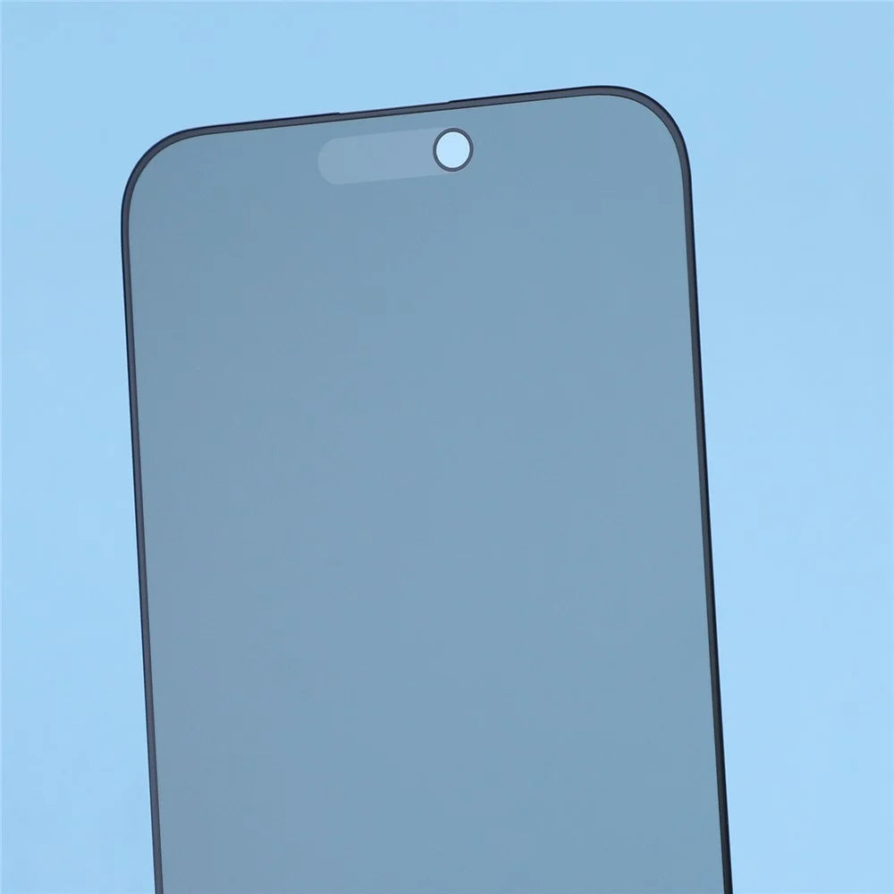 For iPhone 17 Privacy Screen Protector Black Edge Full Glue Matte Anti-Spy Tempered Glass Film - 5