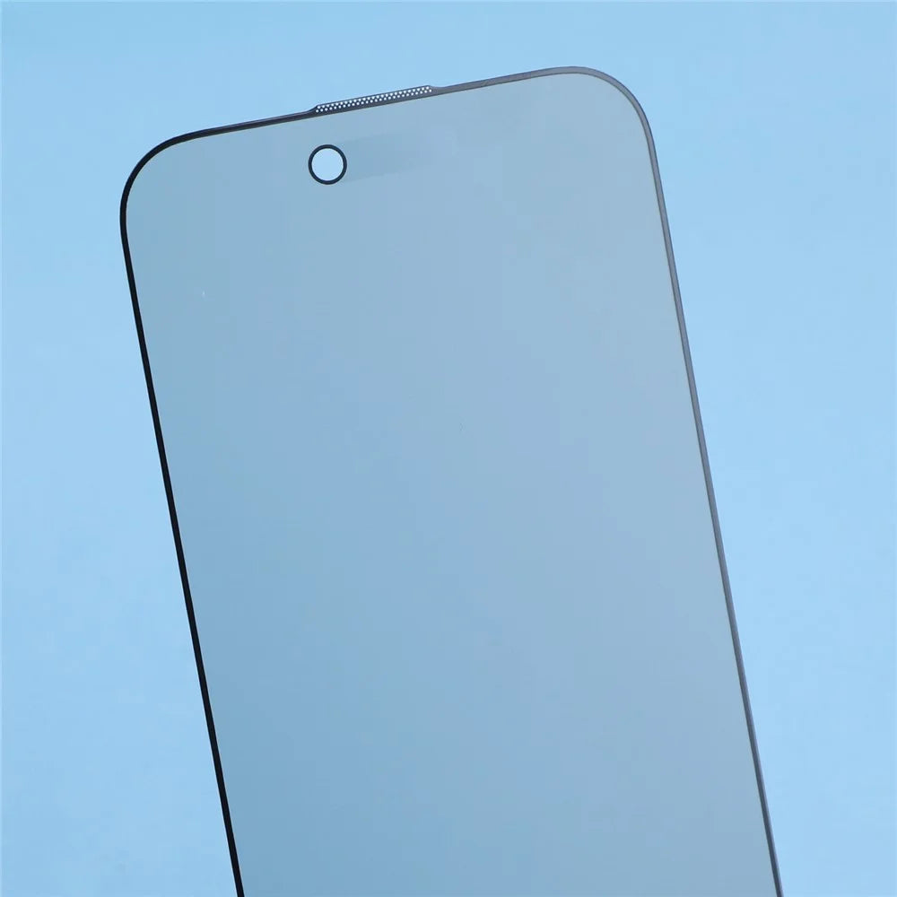 For iPhone Air Privacy Screen Protector Matte Silk Printing Anti-Spy Tempered Glass Film with Dust-Proof Mesh - 5
