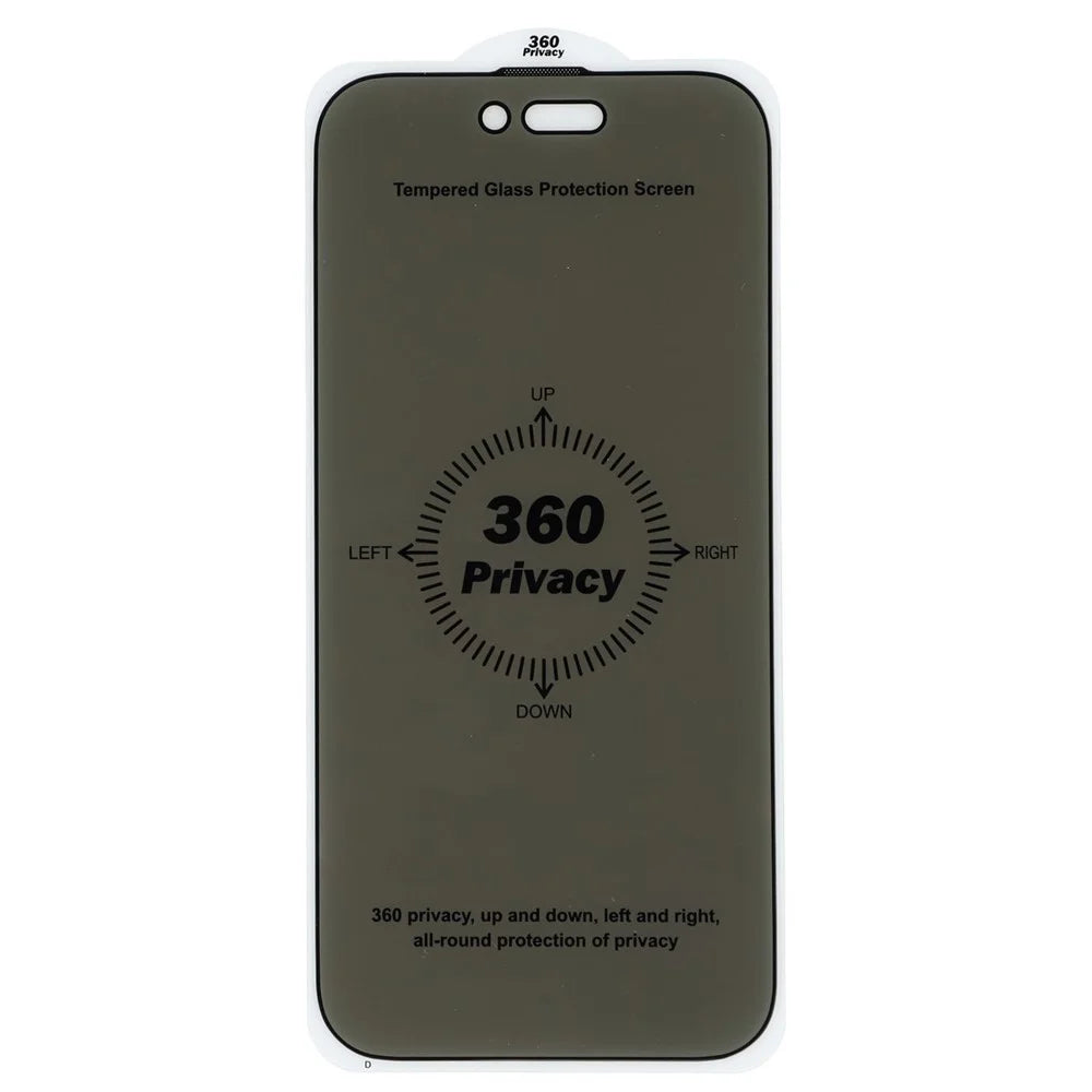 For iPhone Air Privacy Screen Protector Purple Light Anti-Spy Tempered Glass Film with Dust-Proof Mesh - 2