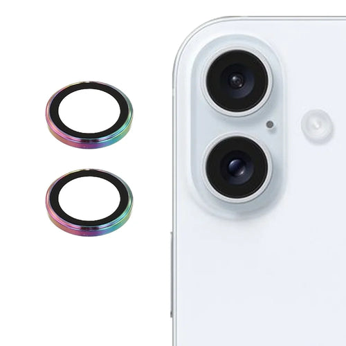 For iPhone 17 Camera Lens Protector Electroplating Ultra HD Tempered Glass Lens Film - Multi-Color - 1